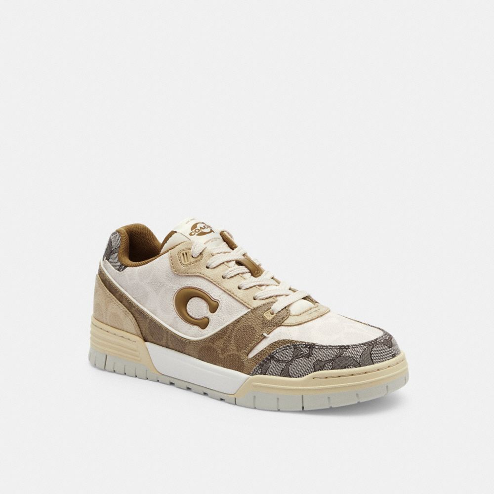 Soho Sneaker In Mixed Signature, Worn Once Like New
